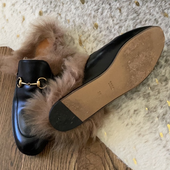 GUCCI Princetown Fur Mule - Picture 3 of 3